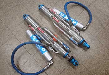 USED 3.0” KING, 4 tube Bypass Shocks, Pair