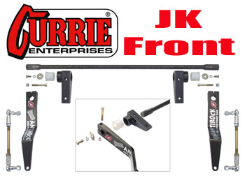 Currie Anti Rock Sway Bar JK, FRONT