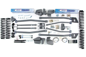 JK 2 door 4" Long Arm Suspension Lift Kit 2012