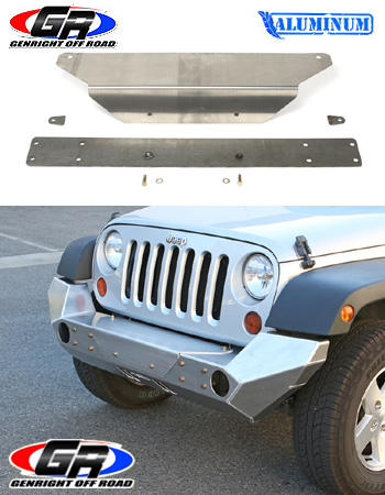 Jeep JK Front Bumper Winch Delete