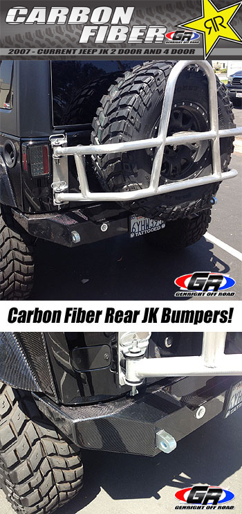 JK Rear Bumper, CARBON FIBER