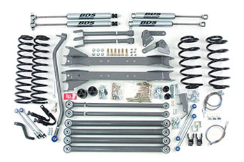 4-1/2" Jeep TJ Long Arm Suspension Lift Kit