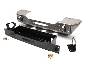 Jeep JK Front Winch Bumper Stubby, STEEL