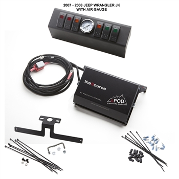 2012 - 2015 JK 6 w/ Air Gauge Switch sPOD & Source System