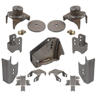 Synergy Suspension Jeep JK HD Rear Axle Bracket Kit