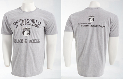 Yukon gray tee-shirt, size extra-large.