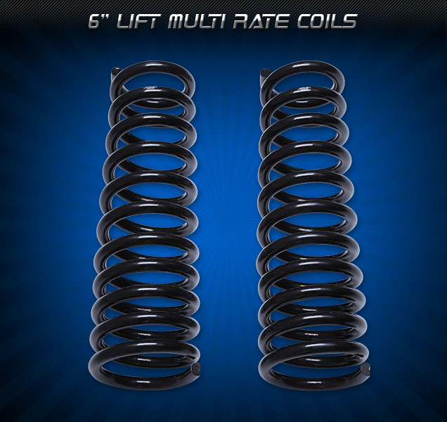 Carli 6" Multi Rate Springs